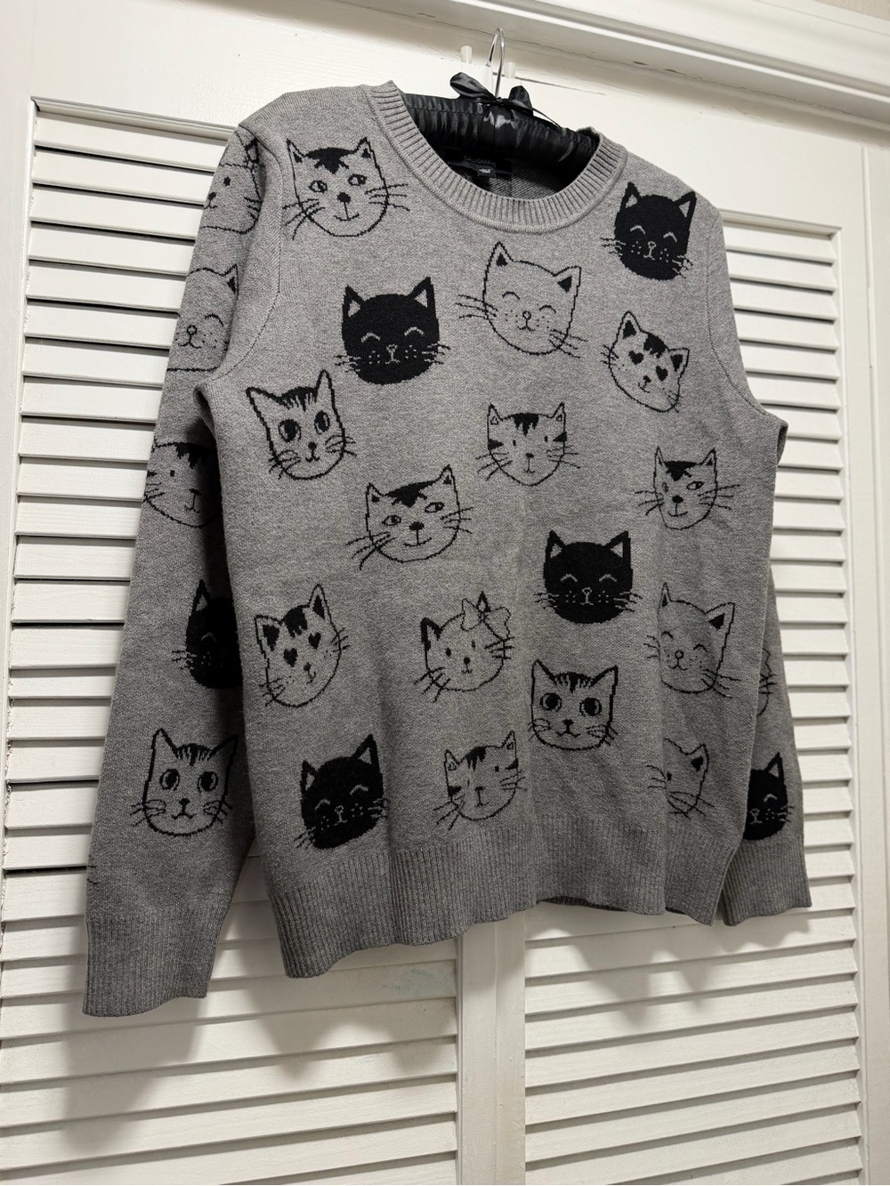 Anthropologie Calligraphie Kitty Sweater Size Large - Picture 3 of 10